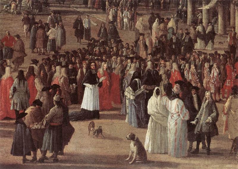 CARLEVARIS, Luca The Reception of Cardinal Cesar d Estrees (detail)